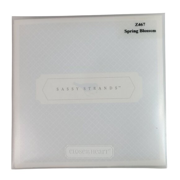 Close to My Heart Sassy Strands Z467 Spring Blossoms Lot of 2 Scrapbooking NEW - Picture 2 of 4